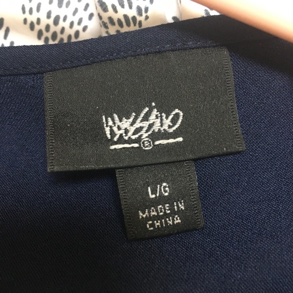 Mossimo Navy Blue Bell Sleeved Dress - Picture 9 of 10